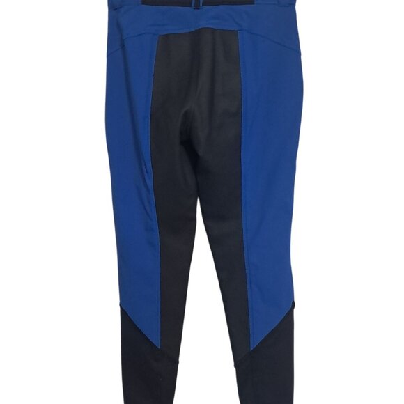 Kerrits Womens Pants Blue Equestrian Performance Riding Tights With Black Panels - Picture 7 of 11
